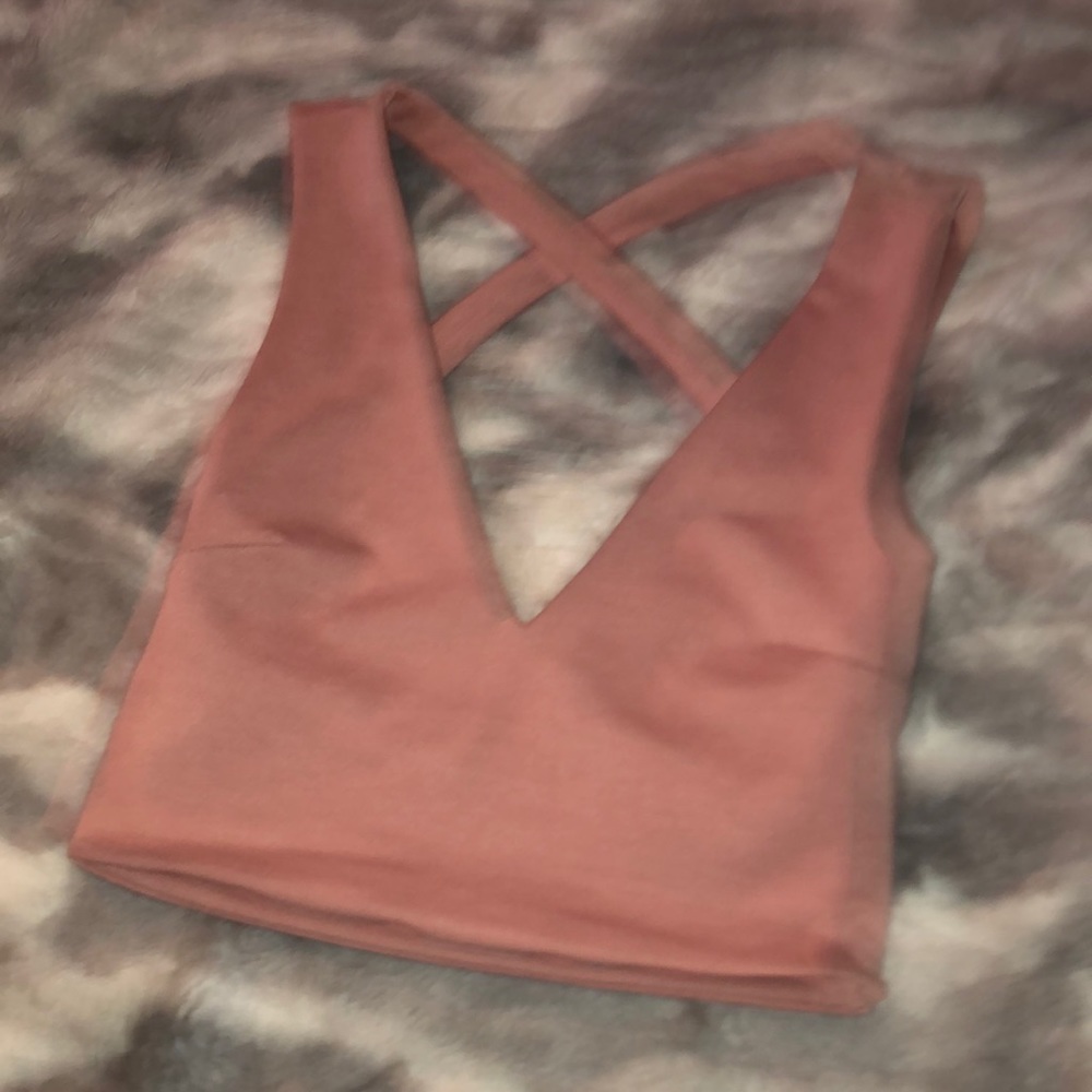 Pink crop top - Fashion Nova
